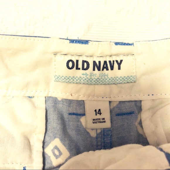 Old navy twill mid rise shorts size 14 - Picture 4 of 8